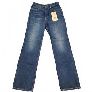 NWT Levi's Dark Wash 70's High Straight Jean Women's 28 - 28x31